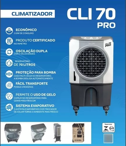 CLIMATIZADOR VENTISOL 70 LITROS