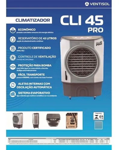 CLIMATIZADOR VENTISOL 45 LITROS
