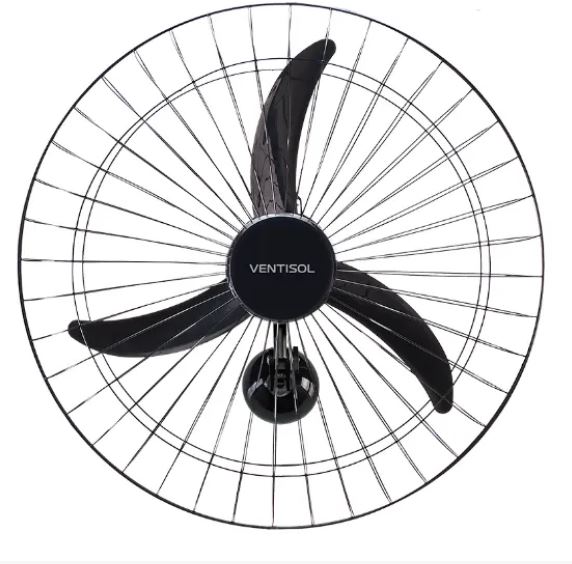 Ventilador De Parede New 60cm Preto 220V