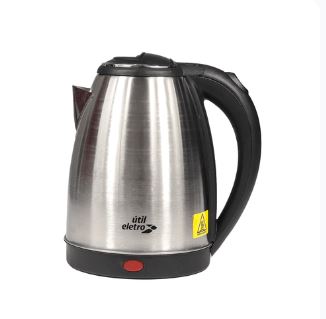 Chaleira ElÃ©trica em Inox Preto Ãtil Eletro 2L RF4183 220V