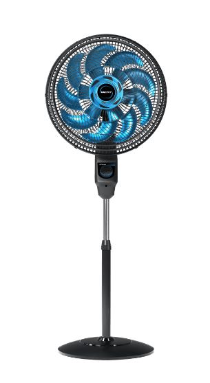 Ventilador Coluna Athos Mallory Preto/Azul
